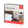 Velcro® Cinta de gancho y bucle adhesiva negra 50 mm x 25 m