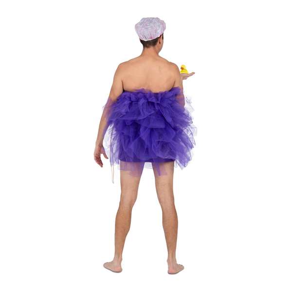 My Other Me Disfraz de Adulto Esponja de Baño Morado Talla M