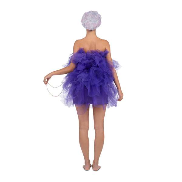 My Other Me Disfraz de Adulto Esponja de Baño Morado Talla M