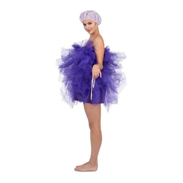 My Other Me Disfraz de Adulto Esponja de Baño Morado Talla M