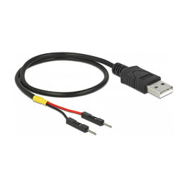 DeLOCK 85402 Cable de alimentación USB tipo A a 2 terminales de poste 30 cm