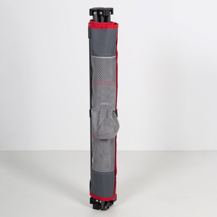 Aktive Mesa plegable de camping con posavasos y bolsillo