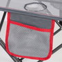 Aktive Mesa plegable de camping con posavasos y bolsillo