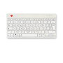 R-Go Tools Teclado Compacto Ergonómico R-Go Compact Break, QWERTY (IT), Bluetooth, Blanco, Software de Descanso Integrado