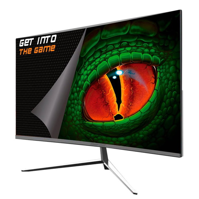 Keep Out XGM27CV3 - Monitor Gaming Curvo 27 Pulgadas, 120Hz, Resolución FHD 1920x1080, 1ms, FreeSync, Panel HVA, HDMI/VGA, Altavoces