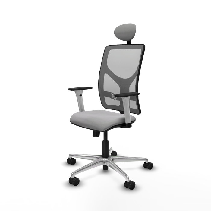 PIQUERAS Y CRESPO Silla de oficina Motilla Gris con mecanismo Sincro PIQUERAS Y CRESPO Silla de oficina Motilla Gris con mecanismo Sincro