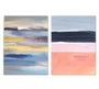 DKD Home Decor Cuadro Lienzo MDF Abstracto 40x50 cm Surtido de 2 Colores