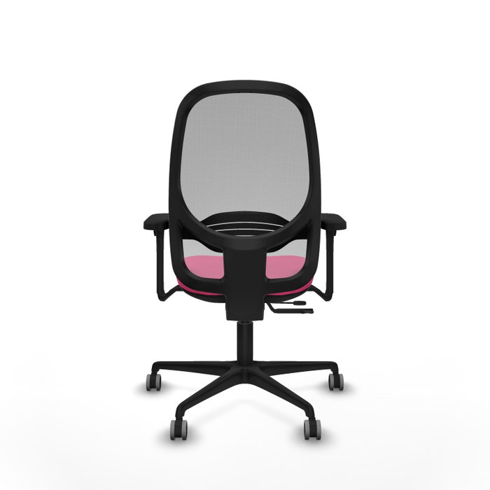 PIQUERAS Y CRESPO Silla de oficina Cilanco Rosa y Gris