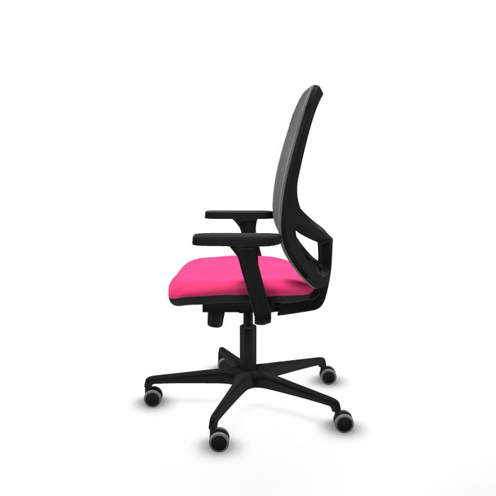 PIQUERAS Y CRESPO Silla de oficina Cilanco Rosa y Gris