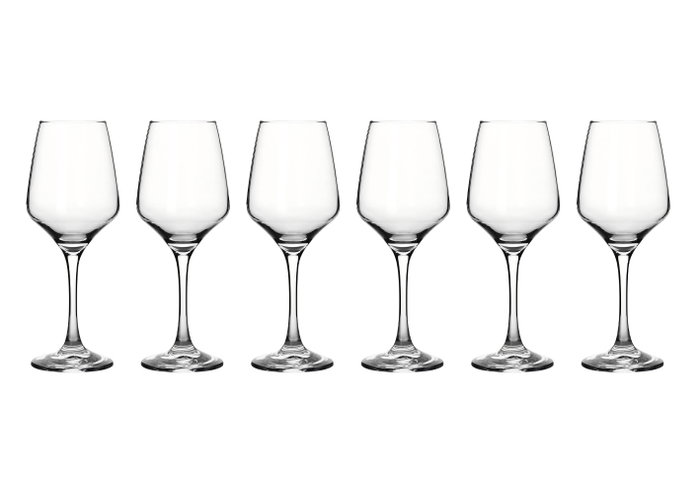 La Mediterranea Set de 6 Copas de Vino LAVERE 265cc