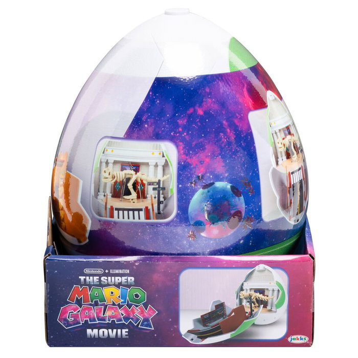 JAKKS PACIFIC Super Mario Galaxy Movie Playset con 2 Minifiguras Huevo de Yoshi JAKKS PACIFIC Super Mario Galaxy Movie Playset con 2 Minifiguras Huevo de Yoshi