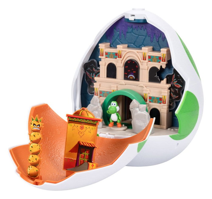 JAKKS PACIFIC Super Mario Galaxy Movie Playset con 2 Minifiguras Huevo de Yoshi JAKKS PACIFIC Super Mario Galaxy Movie Playset con 2 Minifiguras Huevo de Yoshi