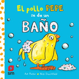 SM, El pollo Pepe se da un baño