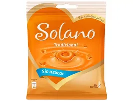 Solano - Bolsa de Caramelos de Toffe Tradicional con Crema Sin Azúcar Añadido, 99 g - Perfectos para un sabor auténtico sin azúcar