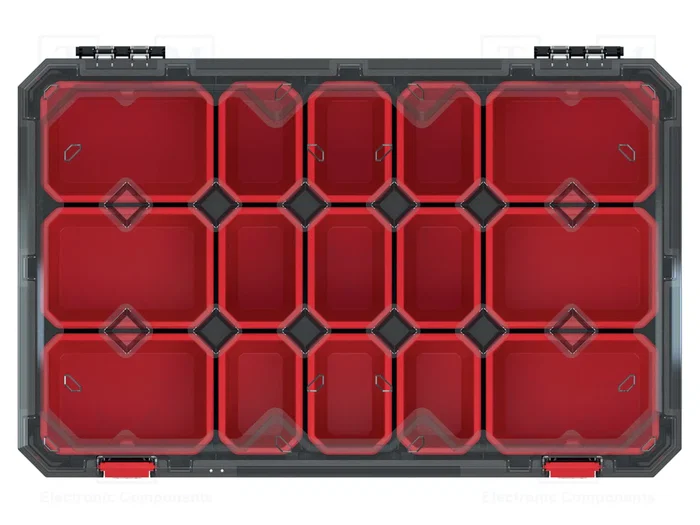 KISTENBERG TITAN 60 Contenedor con Cajitas Negro