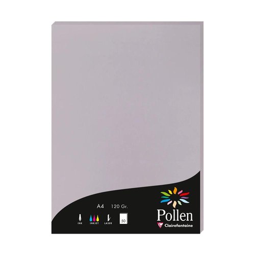Papel Clairefontaine Pollen A4 120G 50H Gris Koala Papel Clairefontaine Pollen A4 120G 50H Gris Koala