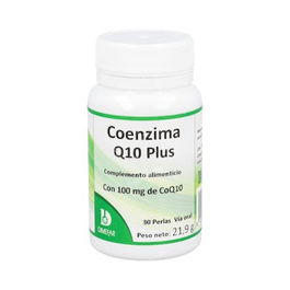 DIMEFAR Coenzima Q10 Plus 30Perlas Antioxidante y Protector Cardiovascular con 100 mg de CoQ10 y Vitamina E