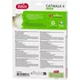 Zolux ZOL3336024010747 Gatera de 4 Posiciones Blanca para Puertas de Madera, PVC y Metal, 20 x 25 cm
