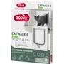 Zolux ZOL3336024010747 Gatera de 4 Posiciones Blanca para Puertas de Madera, PVC y Metal, 20 x 25 cm