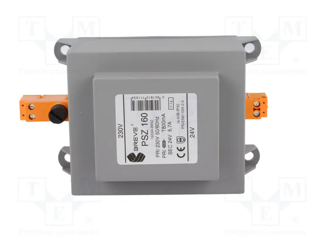 BREVE TUFVASSONS Transformador de red 160VA 230VAC/24V