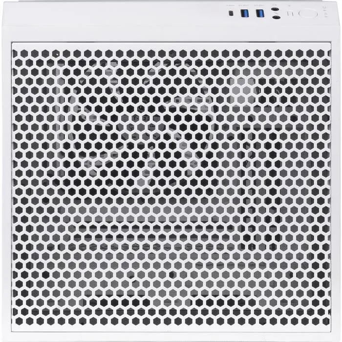 Carcasa para PC - THERMALTAKE - The Tower 100 - Carcasa sin fuente de alimentación - Minitorre - Formato Mini-ITX - Blanco (CA-1R3-00S6WN-00)