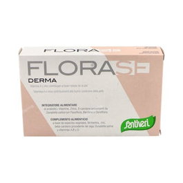 Santiveri Florase Derma 40 Cápsulas - Mantenimiento Piel, Piel Sana, Sistema Inmunitario, Antioxidante, Bardana