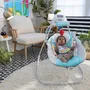 BABY EINSTEIN Columpio Ocean Explorers, Ligero y Compacto, Asiento Giratorio 180°, Juguetes Incluidos, Modelo Curious Comfort