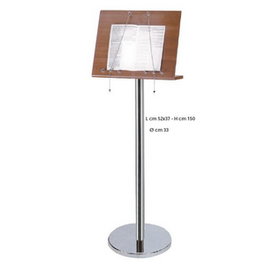 DeAgostini Atril Roma de Madera con Altura Ajustable 150 cm