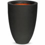 Capi Europe Macetero Urban liso bajo elegante negro 26x36 cm