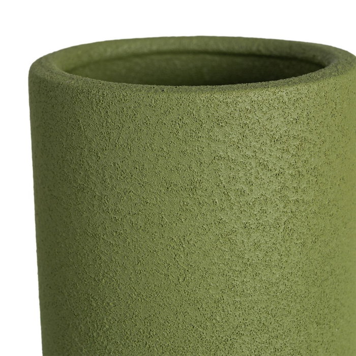 Jarrón Verde Cerámica Decoración 16 X 16 X 30 cm