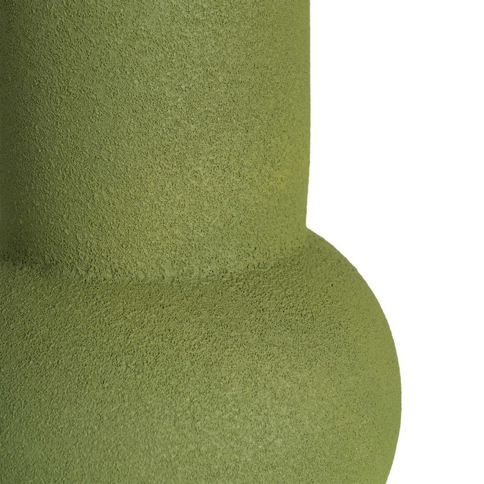 Jarrón Verde Cerámica Decoración 16 X 16 X 30 cm