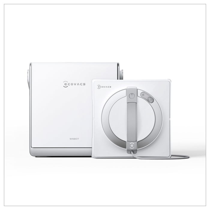 ECOVACS Winbot W2 PRO OMNI - Robot limpiacristales automático, Universal, Succión, Blanco, 110 min autonomía
