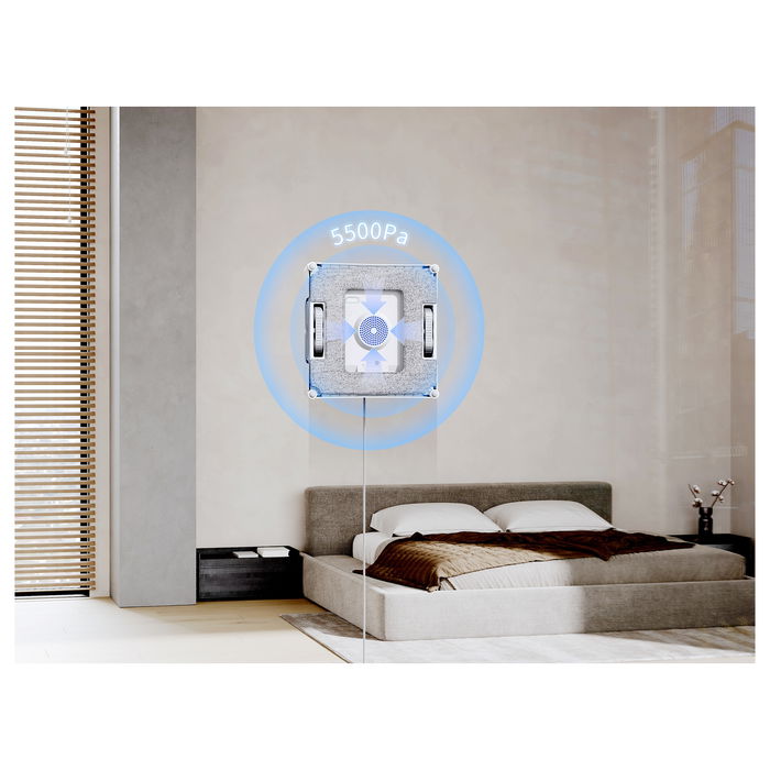 ECOVACS Winbot W2 PRO OMNI - Robot limpiacristales automático, Universal, Succión, Blanco, 110 min autonomía