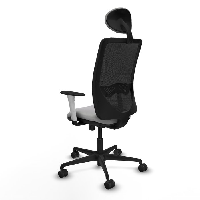PIQUERAS Y CRESPO Silla de oficina Zulema con mecanismo Sincro Gris claro y Negro PIQUERAS Y CRESPO Silla de oficina Zulema con mecanismo Sincro Gris claro y Negro