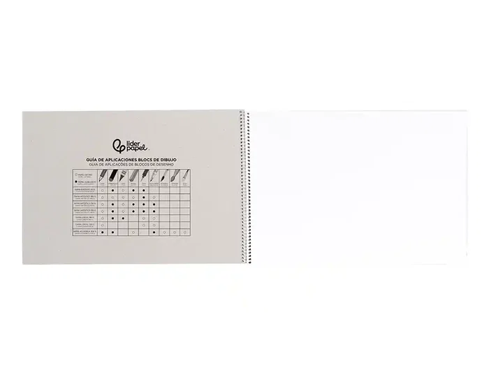 Liderpapel Bloc Dibujo Escolar Espiral 155x215mm 20 Hojas 90 gr/m2