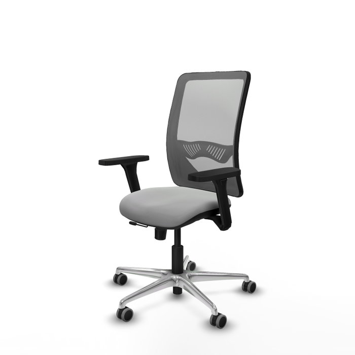 PIQUERAS Y CRESPO Silla de oficina Zulema Gris con mecanismo Sincro/Traslack PIQUERAS Y CRESPO Silla de oficina Zulema Gris con mecanismo Sincro/Traslack