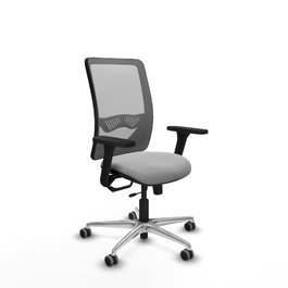 PIQUERAS Y CRESPO Silla de oficina Zulema Gris con mecanismo Sincro/Traslack