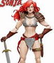 Boss Fight Studio Red Sonja Epic H.A.C.K.S. Figura Red Sonja