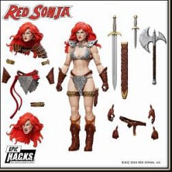 Boss Fight Studio Red Sonja Epic H.A.C.K.S. Figura Red Sonja
