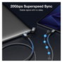 Equip Cable USB-C 3.2 Gen2x2 a USB-C PD 100W 1m Negro