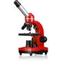 Bresser Microscopio para Estudiantes BIOLUX SEL BRE4007922053530 Aumento 40x-1600x Kit de Experimentación Rojo