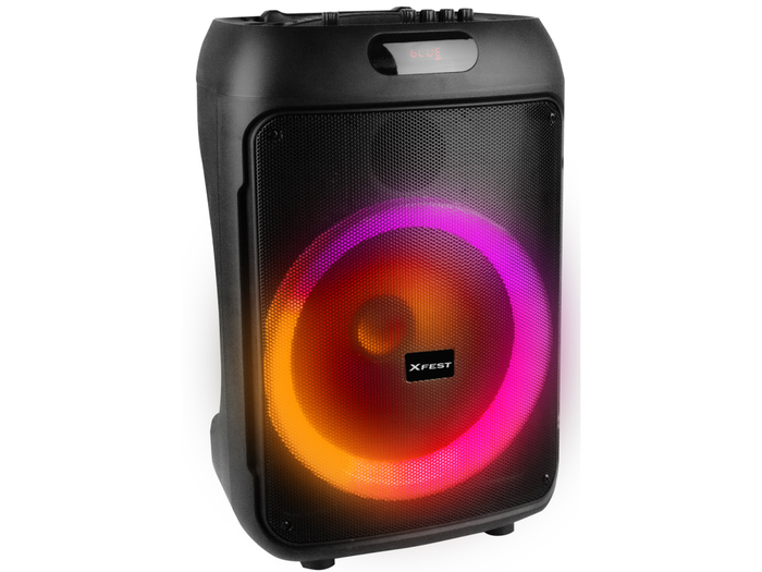 Trevi Altavoz para Fiestas XF 380 KB Negro 50W Inalámbrico Bluetooth LED