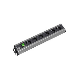 Bachmann 300.003 Regleta de alimentación 6 salidas AC compatible con rack de 19 pulgadas Bachmann 300.003 Regleta de alimentación 6 salidas AC compatible con rack de 19 pulgadas