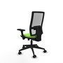 PIQUERAS Y CRESPO Silla de oficina Horna Pistacho y Blanco