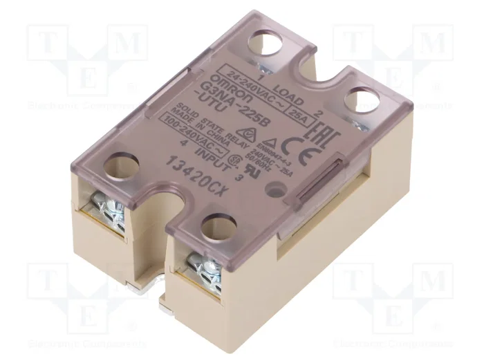 OMRON G3NA-225B-240AC Relé de semiconductor 25A 100-240VAC OMRON G3NA-225B-240AC Relé de semiconductor 25A 100-240VAC