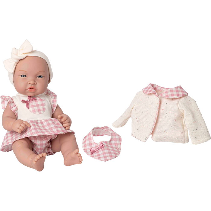 ROSA TOYS Muñeca bebe reborn Cloe, Tamaño 35cm