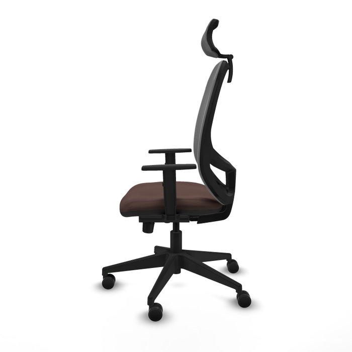 PIQUERAS Y CRESPO Silla de oficina Cilanco Marrón oscuro y Gris PIQUERAS Y CRESPO Silla de oficina Cilanco Marrón oscuro y Gris