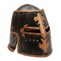 Casco Medieval My Other Me Negro Bronce PVC (58 cm)