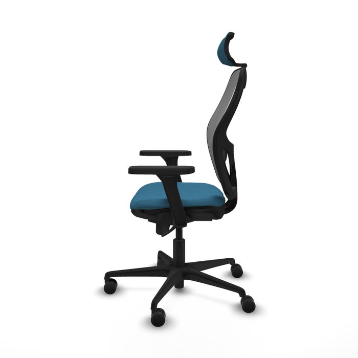 PIQUERAS Y CRESPO Silla de oficina Jorquera Verde Petróleo y Gris PIQUERAS Y CRESPO Silla de oficina Jorquera Verde Petróleo y Gris
