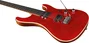 Eko Guitarra Eléctrica Fire 800 Musa Red Flamed 6 cuerdas Stratocaster Arce Tostado Mástil Arce Flamado Cuerpo Brillante